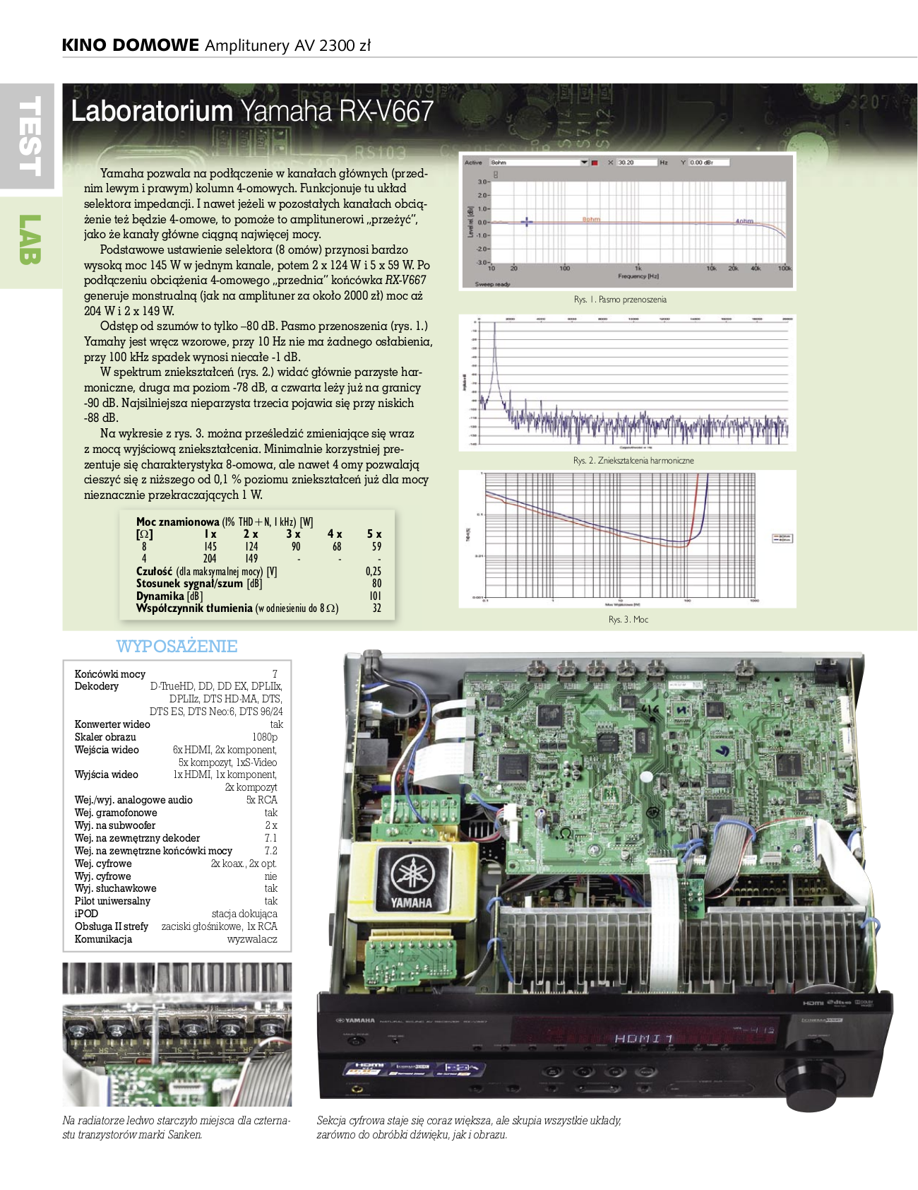 PDF manual for Yamaha Receiver RX-V667